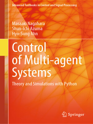cover image of Control of Multi-Agent Systems